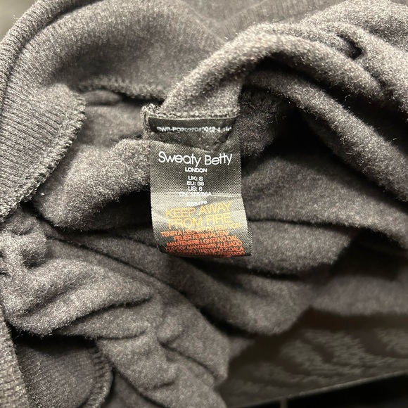 SWEATY BETTY FUNNEL TURTLE NECH SWEATSHIRT SIZE 6 EUC - Picture 8 of 8